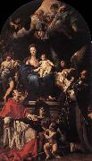 Carlo Maratti Madonna and Child Enthroned with Angels and Saints France oil painting artist